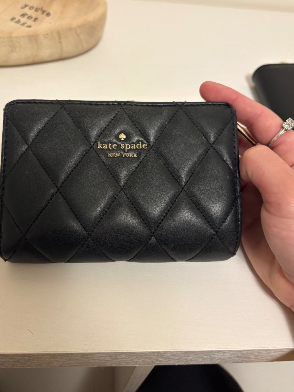 Kate Spade Quilted Medium Bifold Wallet